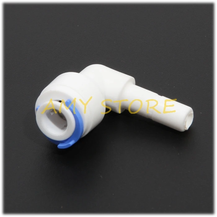 Колено 1/4 &quotOD трубка Быстрый Push in fit 1/4&quot OD разъем подключения аквариума RO фильтр