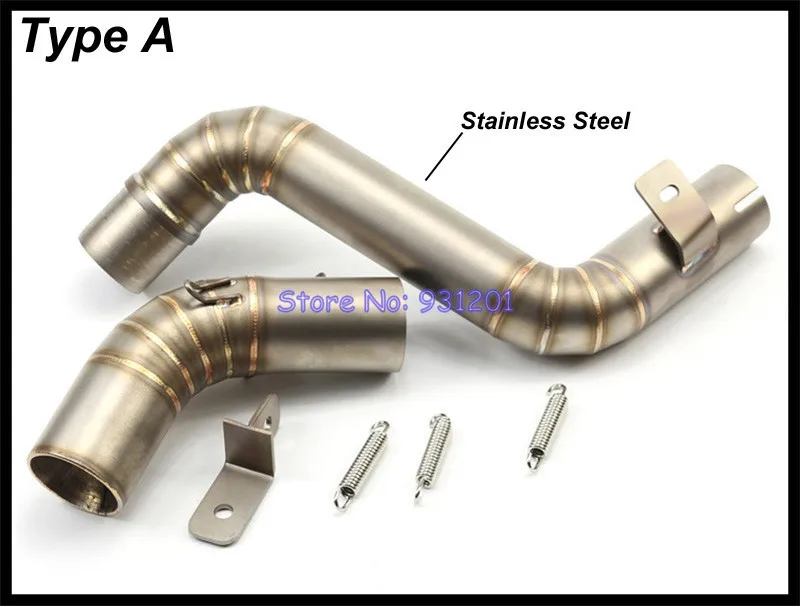 KTM Duke 125 200 390 Exhaust Muffler Middle Pipe Connect Mid Link Titanium Alloy for 51mm (2011-2016) | Автомобили и мотоциклы