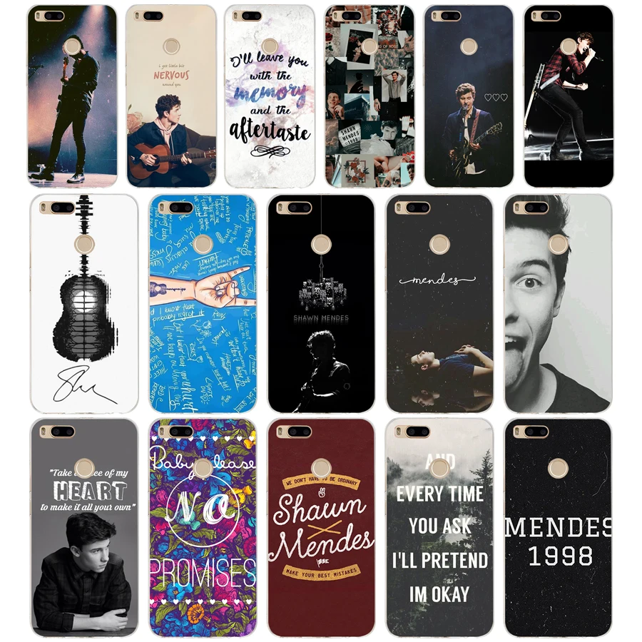 86AQ Shawn Mendes модный силиконовый мягкий ТПУ чехол для телефона xiaomi redmi 4a 6a 4x note 5a pro mi