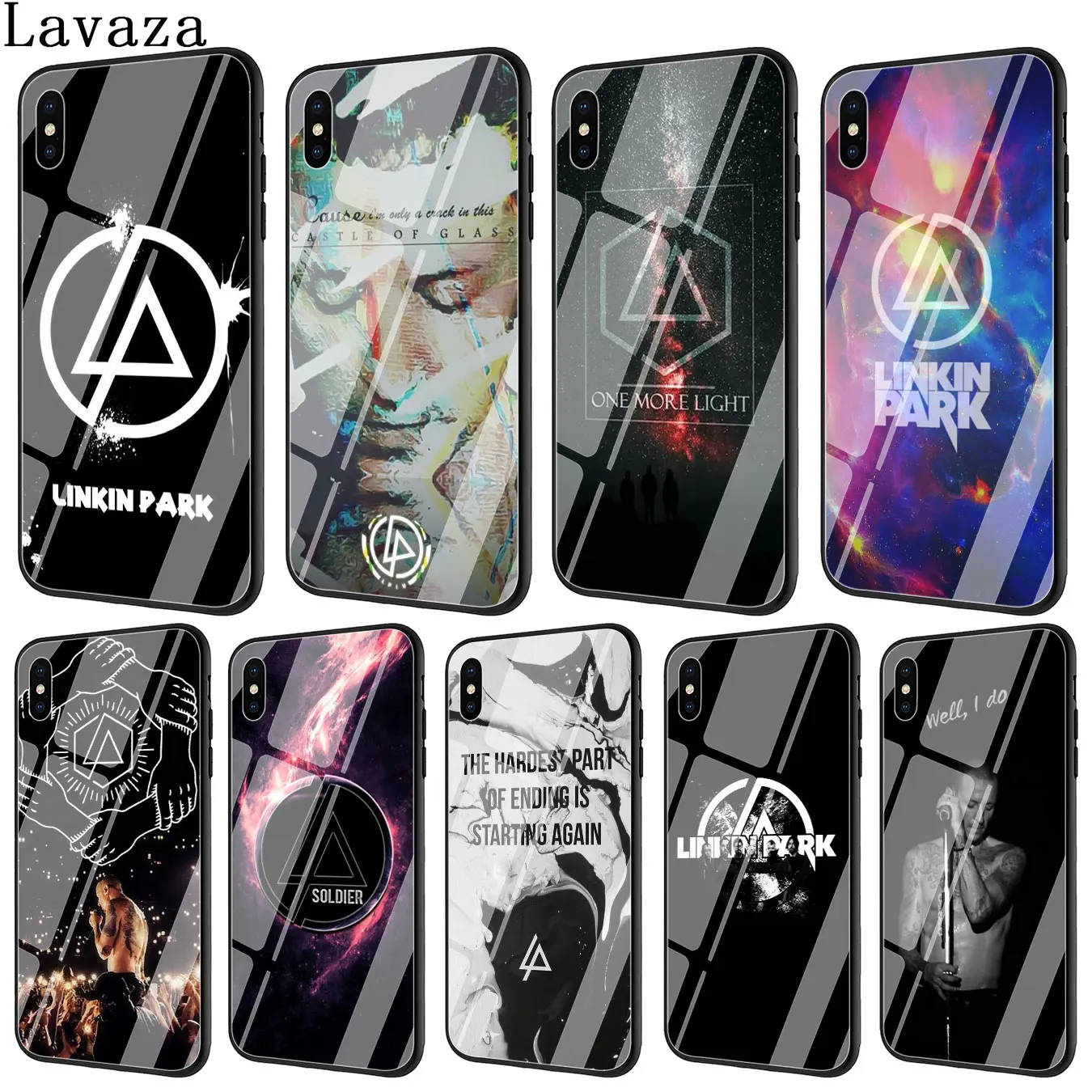 Чехол для телефона Lavaza Linkin Park из закаленного стекла для Apple iPhone XR X XS Max 6 6S 7 8 Plus 5 5S SE 10 чехол s 8 Plus 7Plus