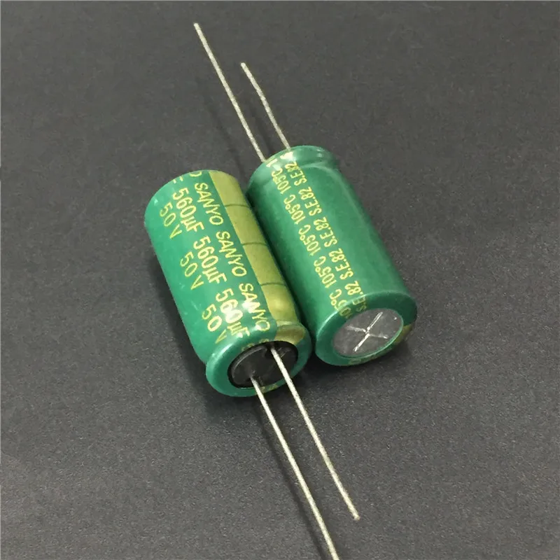 10 шт. 560 мкФ 50V Sanyo AX серии 12 5x25 мм 50V560uF низкое сопротивление долгий срок службы