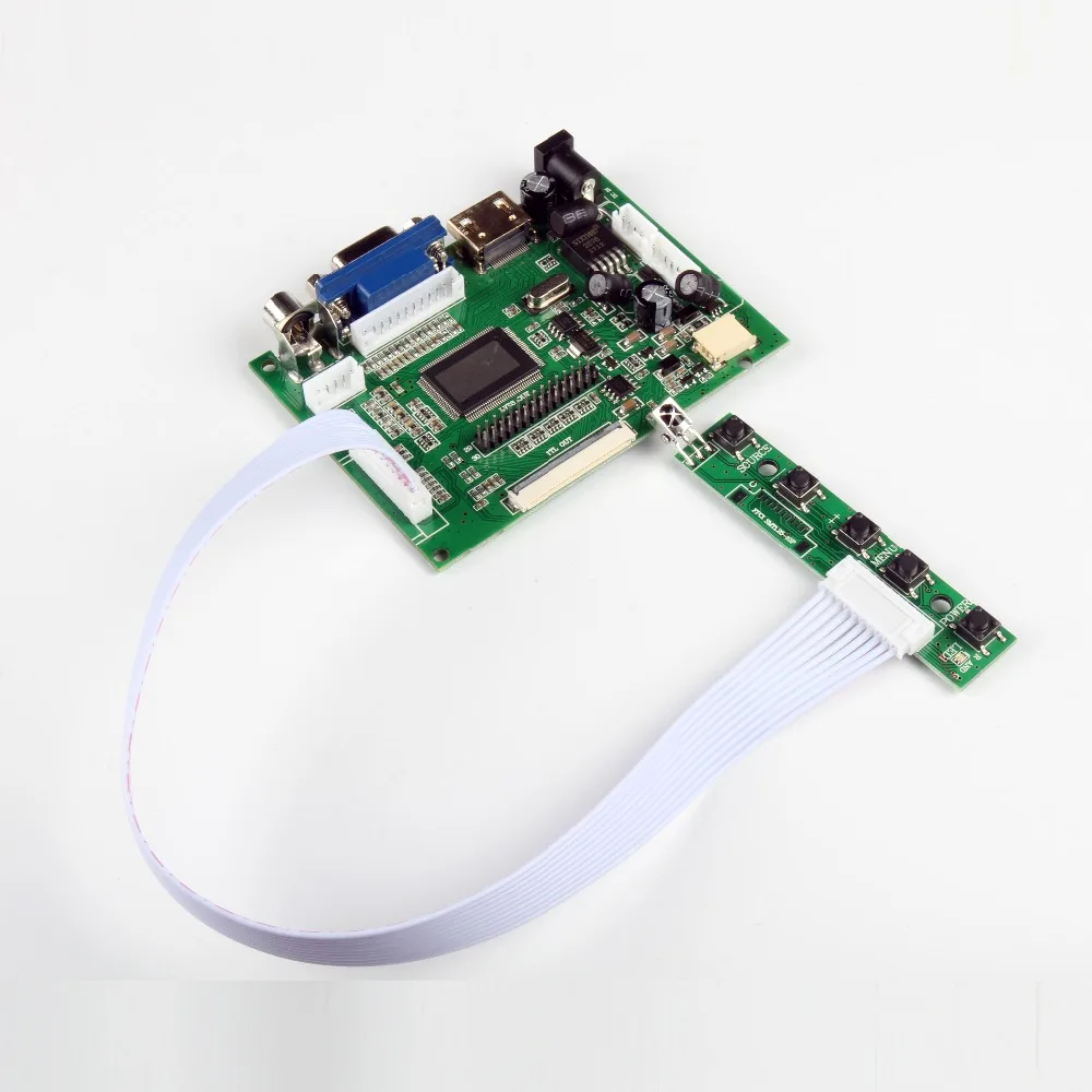 Для AT070TN90 92 94 Поддержка VGA HDMI 2AV VS TY2662 V1 LVDS TTL 50PIN плата контроллера|Экраны| |