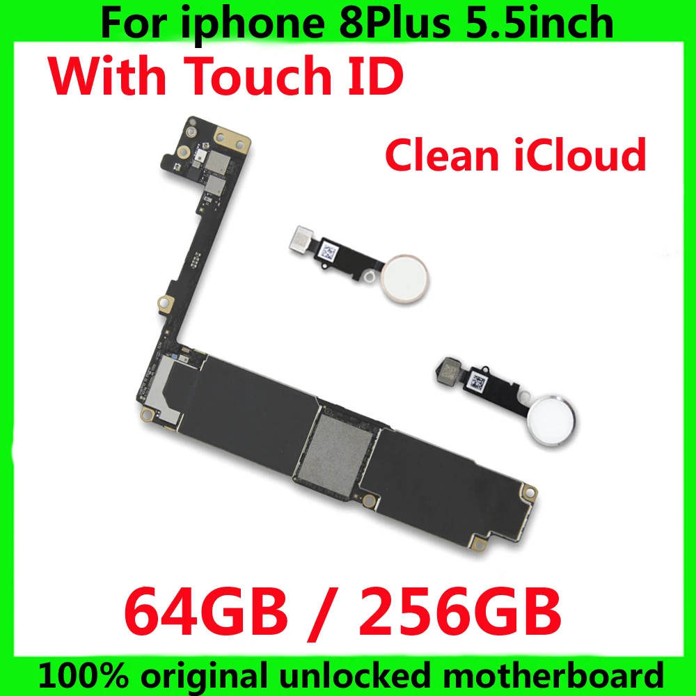 Бесплатная iCloud IOS системная материнская плата для iphone 8 Plus оригинальная