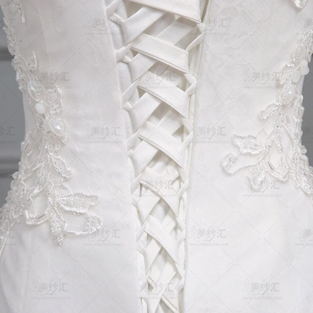 Vestido De Noiva Sereia изготовление на заказ бисер жемчуг Аппликации со стразами цветы русалка свадебное платье с шалью купить Китай прямые