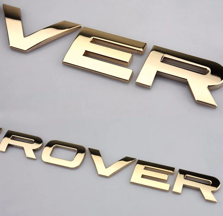 Автомобильная наклейка с буквенным английским логотипом автомобиля наклейки