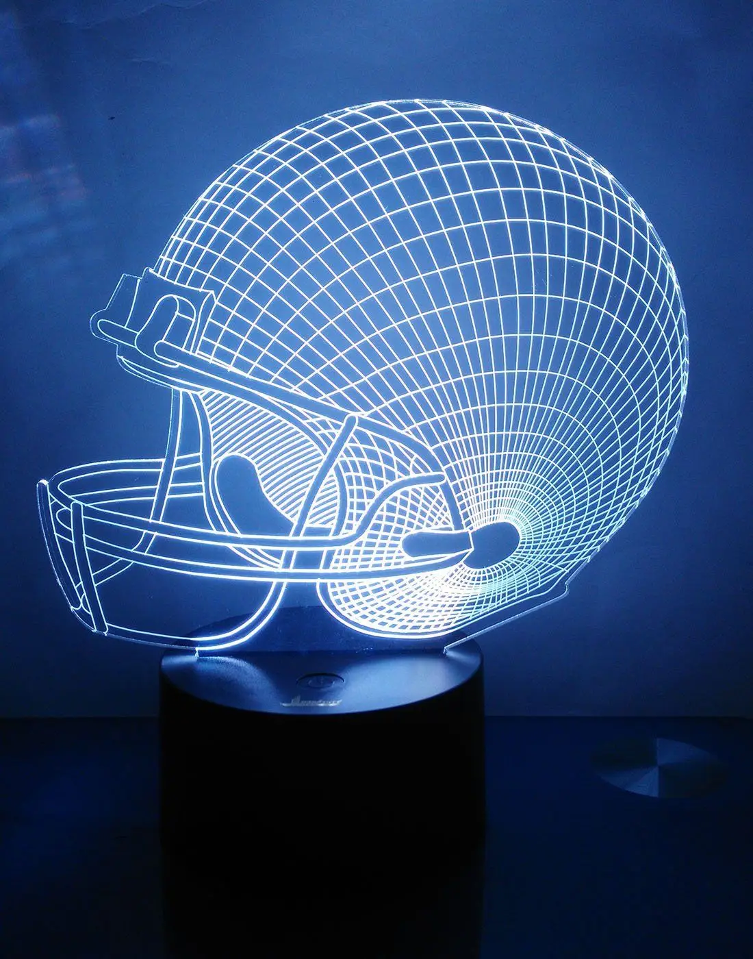 Ночника Ночная Футбол шлем Настольная лампа с 7 цветов 3D Glow светодиодные лампы Home