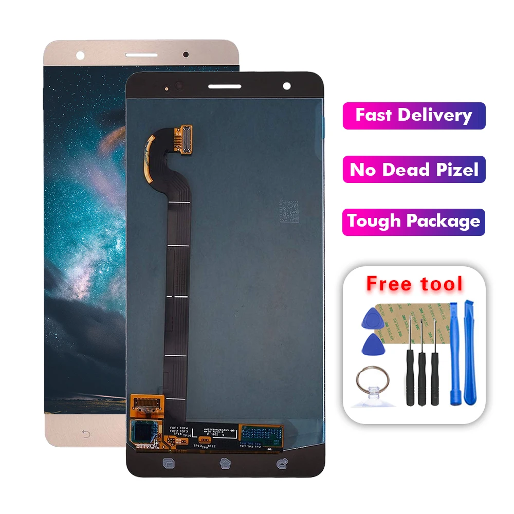 ЖК-дисплей 5 7 дюйма для ASUS Zenfone 3 Deluxe ZS570KL Z016D ZS550KL Z01FD Замена сенсорного экрана |