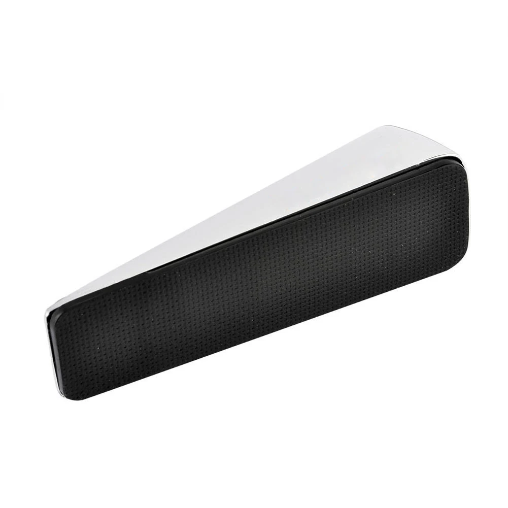New 2x Doorstop / Door Buffers Made of Zinc alloy and Rubber Non-Slip Robust Wedge Black | Обустройство дома