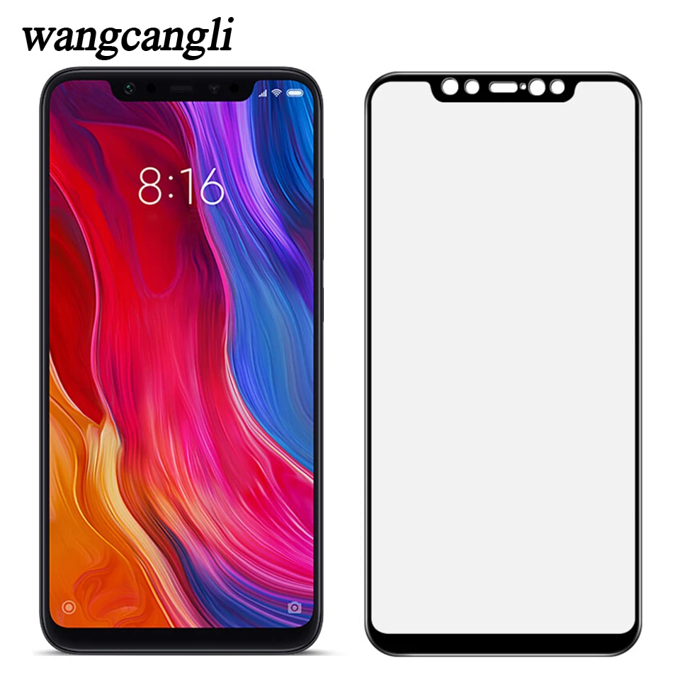 Для Xiaomi Mi 8 SE закаленное стекло с твердыми краями Защитная пленка для экрана 9H