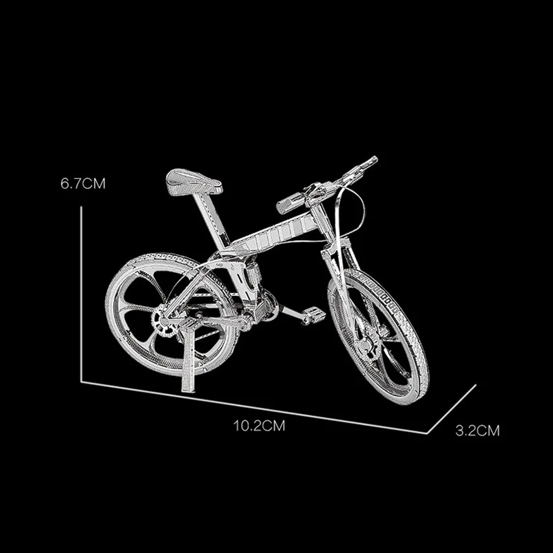 3D меаллическая сборка модель «сделай сам» головоломка горного велосипеда горки Эмирейтс танк