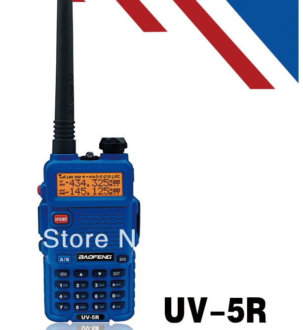 BAOFENG UV 5R синий цвет двухдиапазонный двусторонний радиоприемник Baofeng портативный