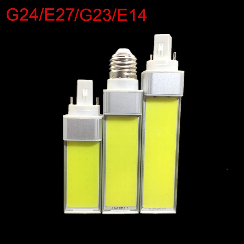 Светодиодный лампы 10 Вт 12 15 G24/E27/G23/E14 COB светодиодная лампа кукуруза освещения на