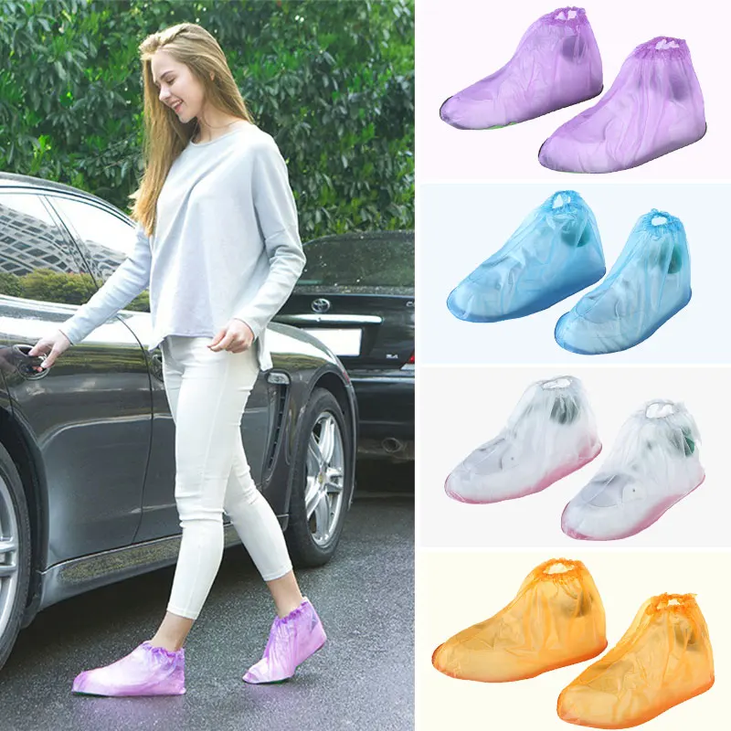 Унисекс Многоразовые галоши для защиты от дождя водонепроницаемые защитные