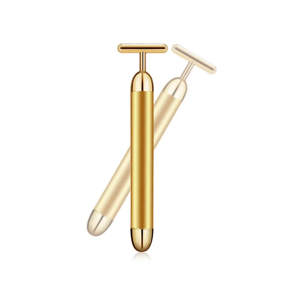 

24k Golden Facial Massager Face Massage Tools for Sensitive Skin Face Pull Tight Firming Lift Beauty Instrument