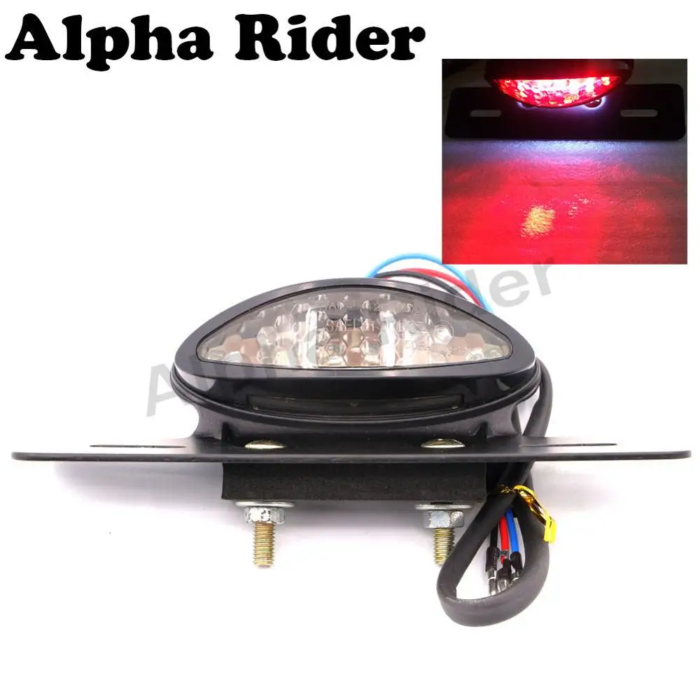 Светодиодный задний тормоз ходовой фонарь номерной знак кронштейн