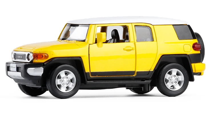 Высокое качество 1:32 Toyota FJ CRUISER модель SUV, Изысканный детский звук и свет игрушка с инерционным механизмом внедорожные модели