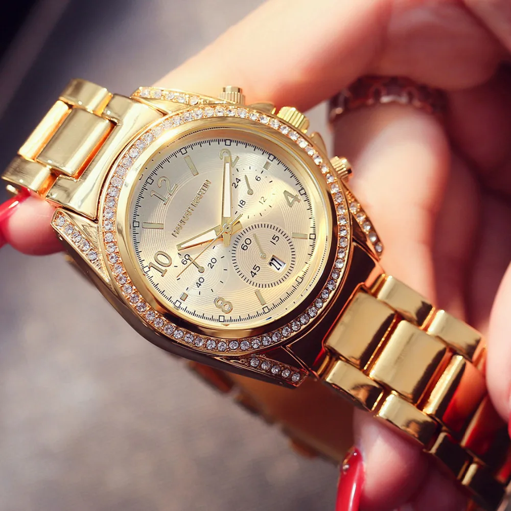 Женские кварцевые часы розовое золото с бриллиантом и стразами|wristwatch brand|wristwatch