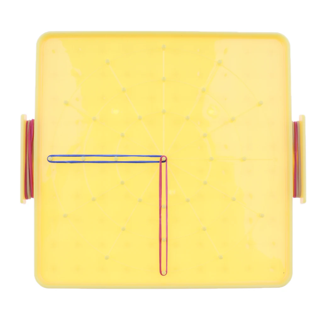 Geoboard с резиновыми лентами Геометрическая доска математические обучающие и