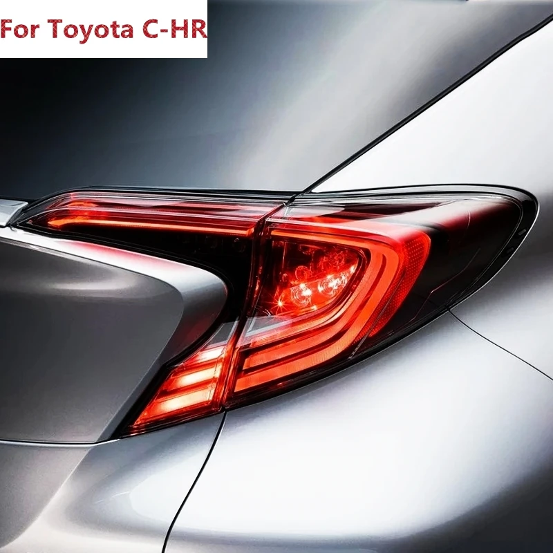 Новинка для Toyota C-HR CHR Авто Внешние аксессуары Стайлинг ABS хром задний светильник молдинги для фар Крышка 6 шт