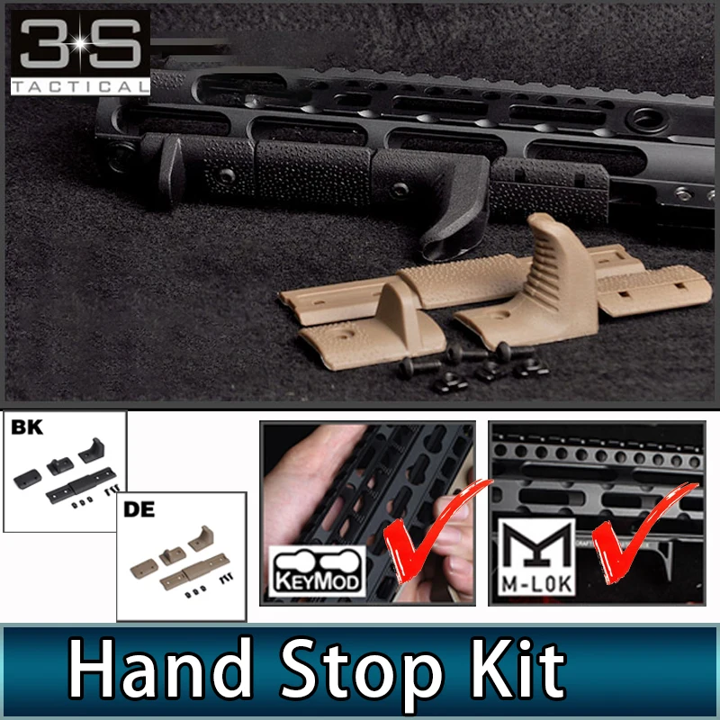 Тактический Ручной стоп Mlok Handguard и Keymod Picatinny рельсовый аксессуар|Кронштейны