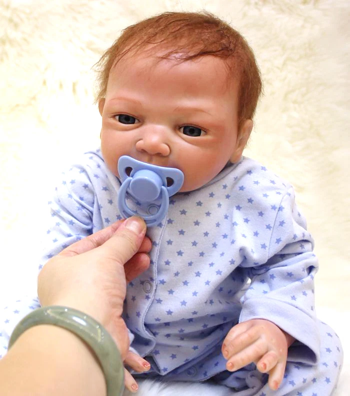 Кукла реборн силиконовая Мягкая 50 см 20 дюймов|reborn girl|silicone reborndoll bebe |