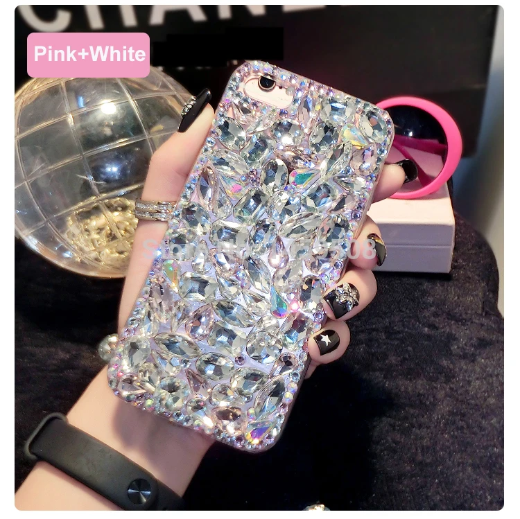 Для samsung Galaxy S3 S4 S5 S6 S7 край S8 S9 S10E S10 Plus Note 2 3 4 5 8 9 G530 со стразами чехол Полный большой