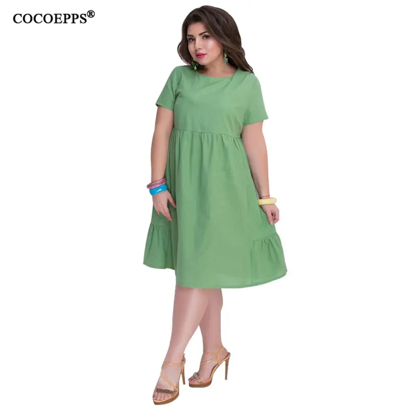 2019 Летняя мода 5XL 6XL Цветочная вышивка ассиметричные платья большие плюс размеры