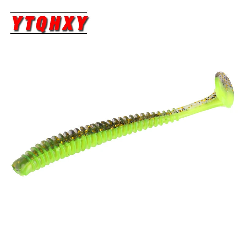 10 шт./лот блесна приманка для рыбалки мягкая соль запах яркие искусственные черви