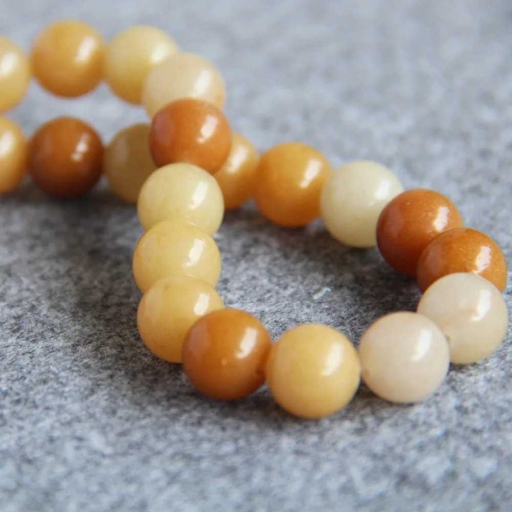 Новинка для ожерелья и браслета 12 мм натуральные желтые турецкие Ониксовые