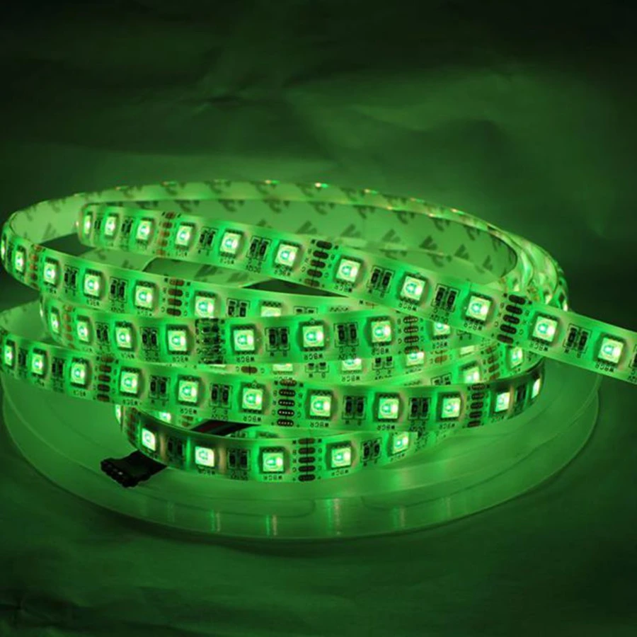 4 в 1 Цвета 5m-smd-5050-60leds/M RGBW или rgbww Светодиодные ленты света не Водонепроницаемый DC12V украшения дома для рождественской вечеринки Провода клейкие ленты