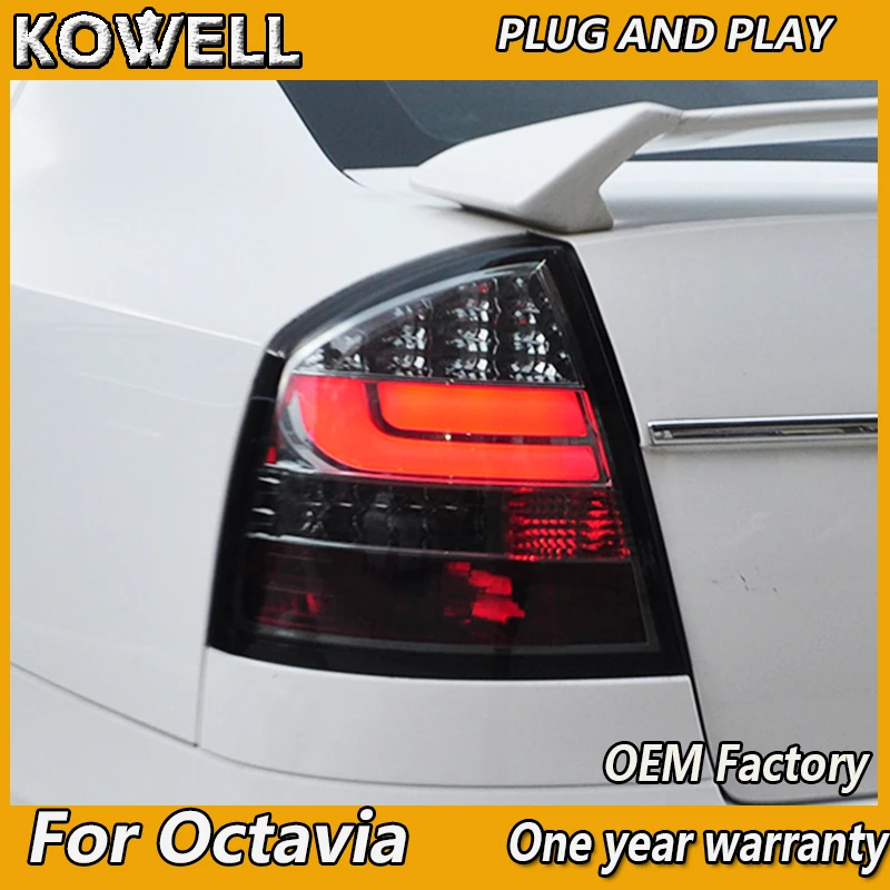 KOWELL стайлинга автомобилей для Skoda octavia хвост светильник 2007 2014 задний фонарь led DRL +