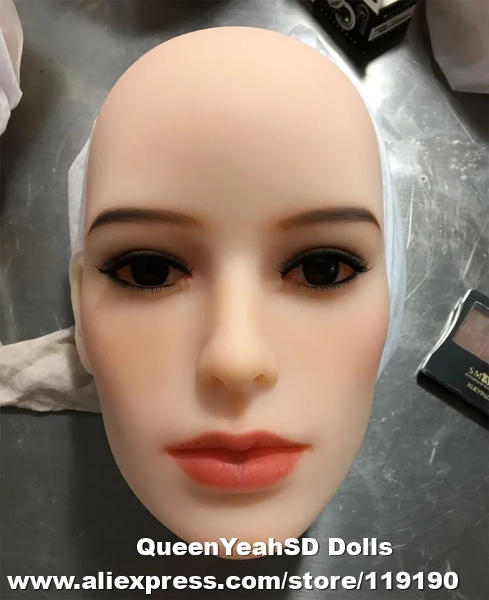#116 Высококачественная твердая Силиконовая секс кукла с головой для куклы