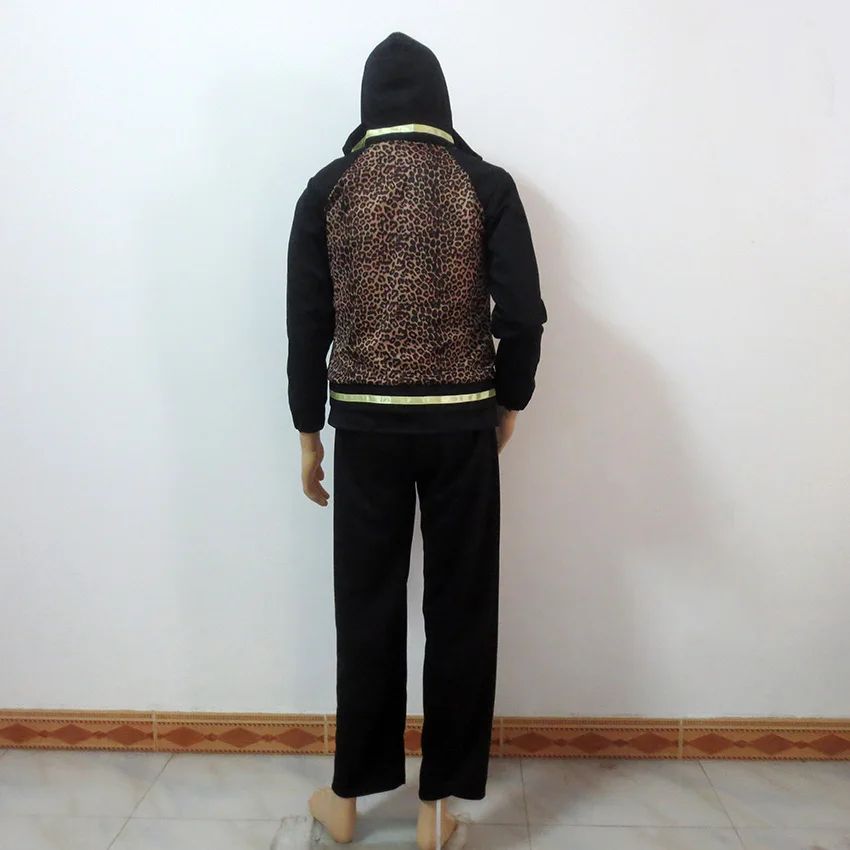 Юрий! На льду Юрий плисецкий ежедневный черный костюм Хэллоуин Косплей Костюм |