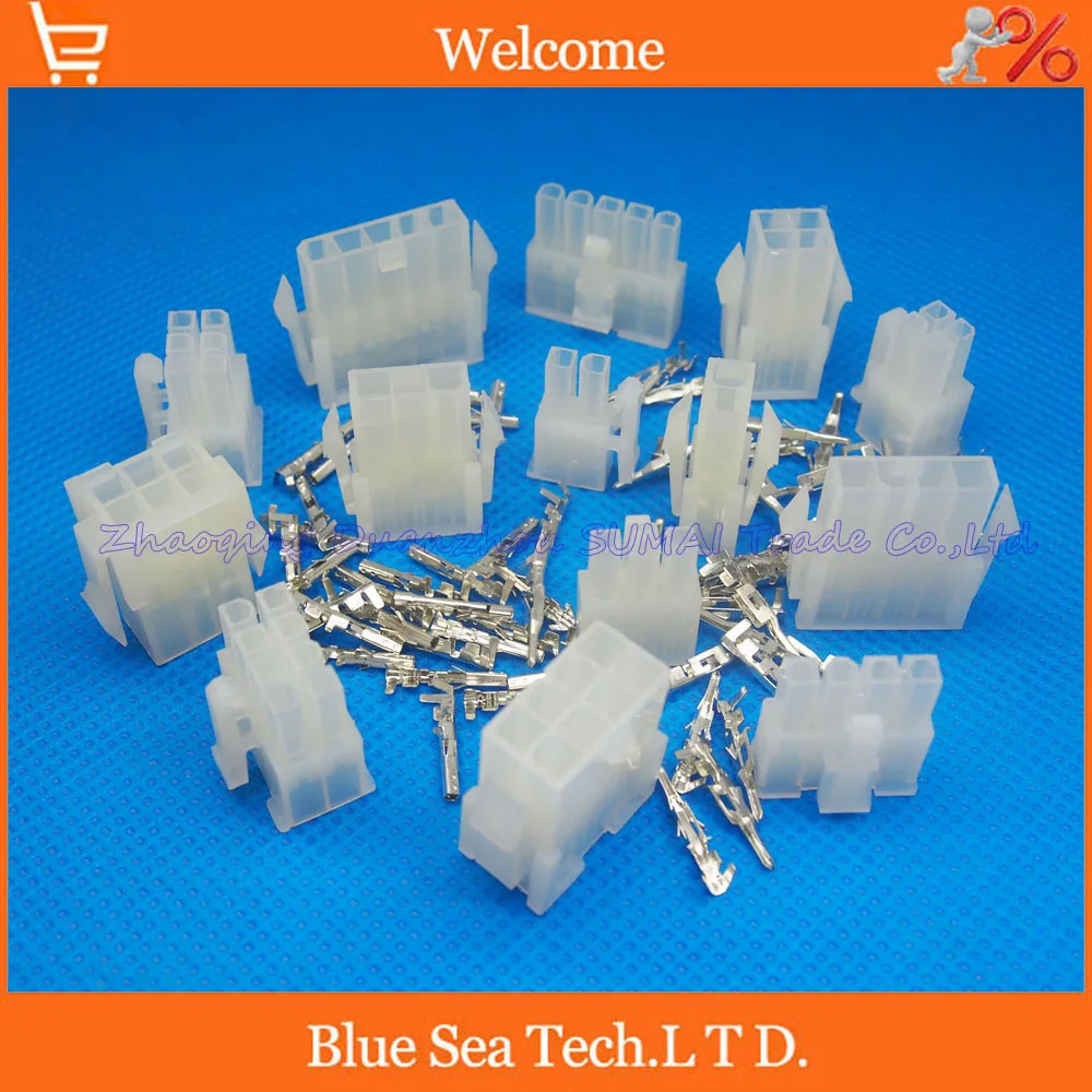 2Pin + 3Pin 1 * 4Pin 2 5Pin 6Pin 8Pin 4 мм 5557 &amp 5559 комплекты штепсельных вилок для