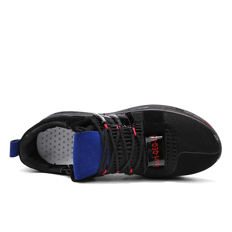 Мужская повседневная обувь удобные дышащие кроссовки на шнурках спортивная