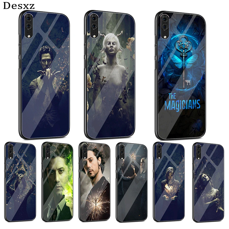 Desxz стеклянный чехол для телефона Huawei Mate Honor 8X 9 10 7A 20 P30 P20 P10 Lite Pro P Smart Cover сумка