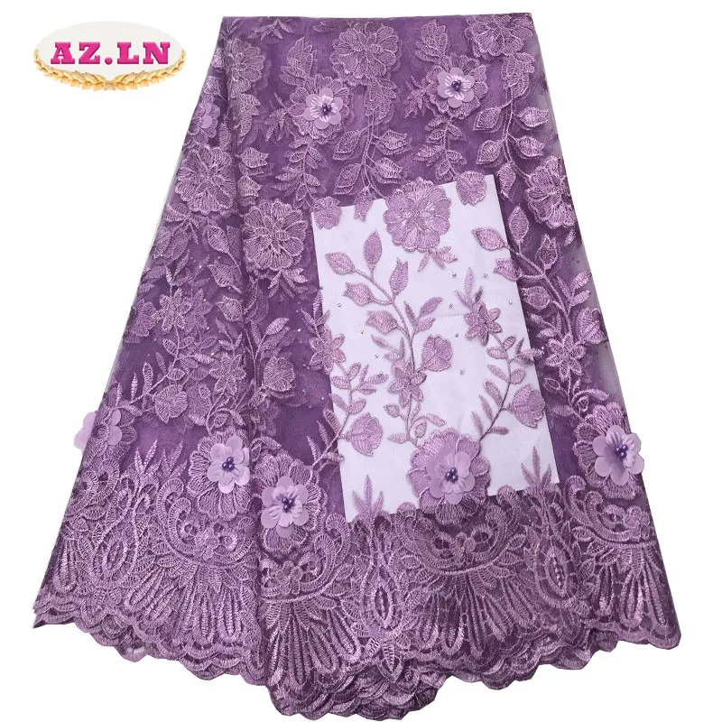 2019 Высококачественная африканская кружевная ткань чистая Золотая французская