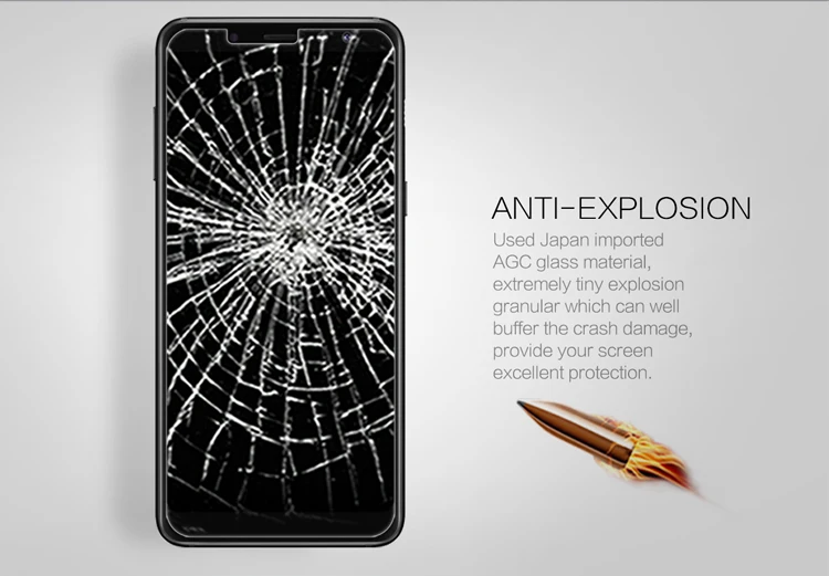 Для Samsung Galaxy A8 2018 Экран протектор Плёнки Nillkin H + Pro 2.5D Закаленное Стекло защитный