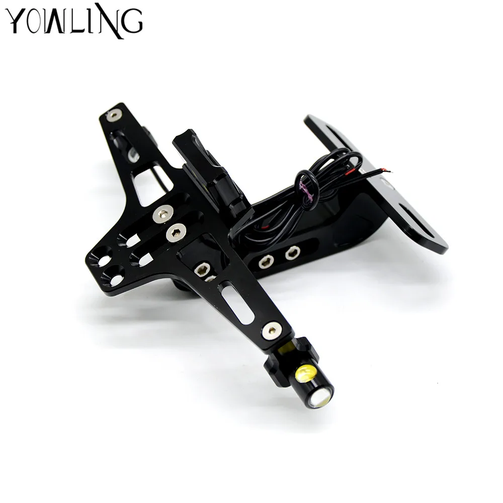 

Motorcycle CNC License Plate Bracket Holder Frame for Kawasaki Ninja 300 Ninja 250R 300R Z750 Z800 Z1000 modified license plate