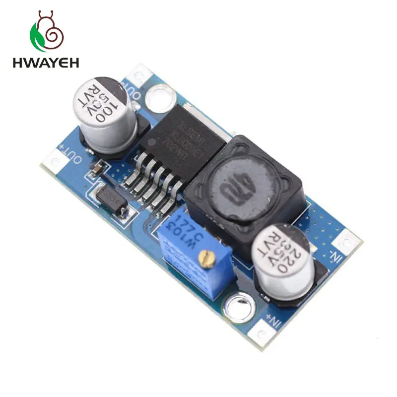 XL6009 DC-DC Booster module Power supply output is adjustable Super LM2577 step-up | Электронные компоненты и
