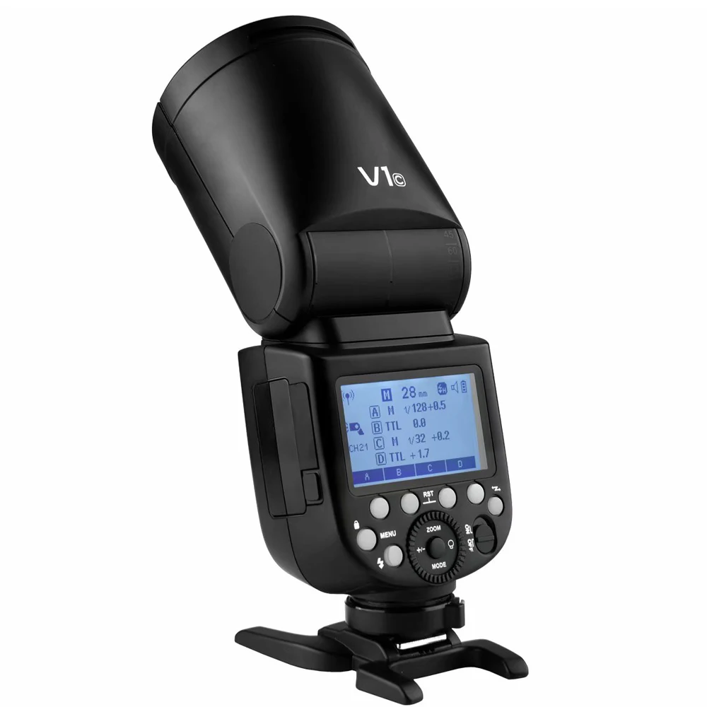 Вспышка Godox V1 V1C V1N V1S V1F V1O TTL 1/8000s HSS литиевая батарея Speedlite фонарик вспышка для