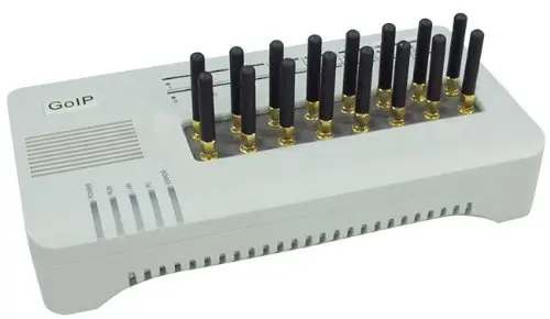 HBUDS Goip 16 gsm voip шлюз с внешней антенной каналы до sim карт по GOIP|Смарт-гаджеты| |