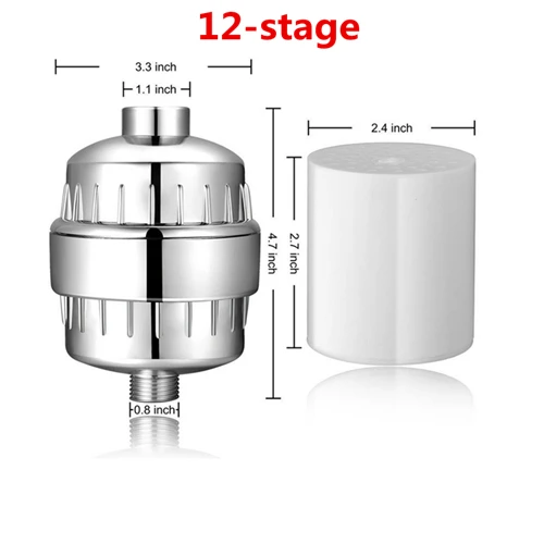 12-Stage filter Hongdec 12-15 сценический смеситель для душа очиститель головки фильтра для воды и Сменные картриджи - Цвет: 12-Stage filter