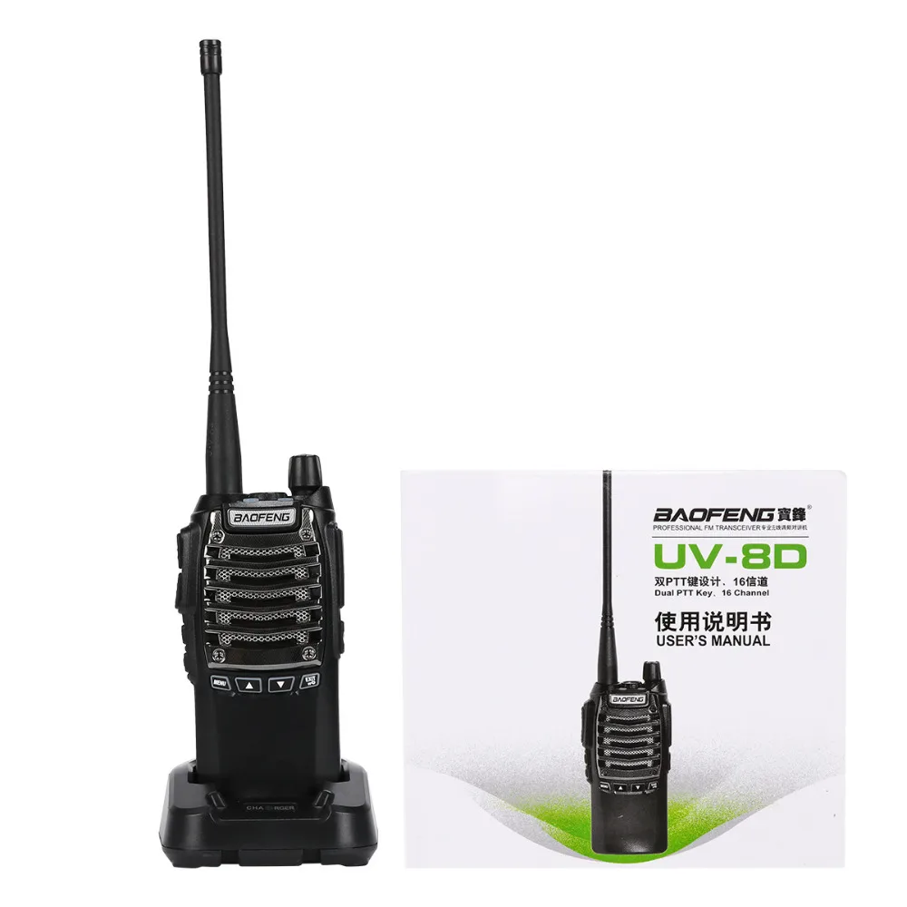 2 шт./лот новинка BaoFeng UV 8D рация ручная 8 Вт портативная UHF 400 ~ 480 МГц двухполосная