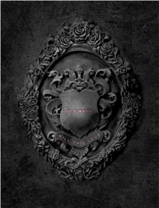 black version Подписанный BLACKPINK С Автографом Мини 2-й альбом KILL THIS LOVE+ подписанный плакат 042019 - Цвет: black version
