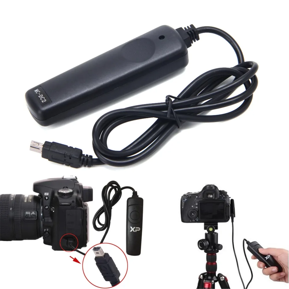 Проводной пульт дистанционного спуска затвора OOTDTY MC-DC2 для Nikon D3100 D7100 D3200 D5100 D5200 D600