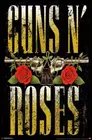 GUNS N ROSES-Логотип рок-группы музыка Шелковый плакат Настенный декор комната картина 24x36 дюймов