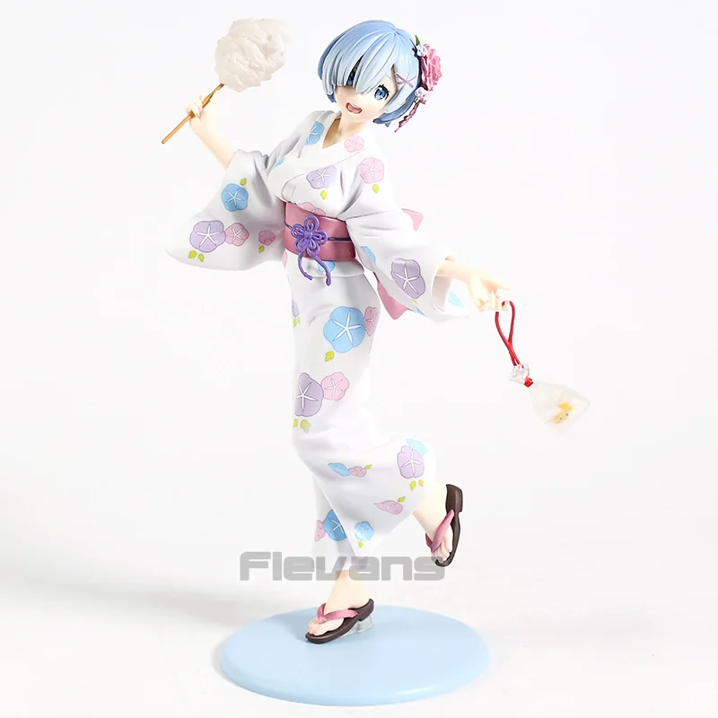 Re: начало жизни в другом мире от Zero Rem Yukata Ver. ПВХ фигурка аниме девушка Коллекция Модель игрушка кукла