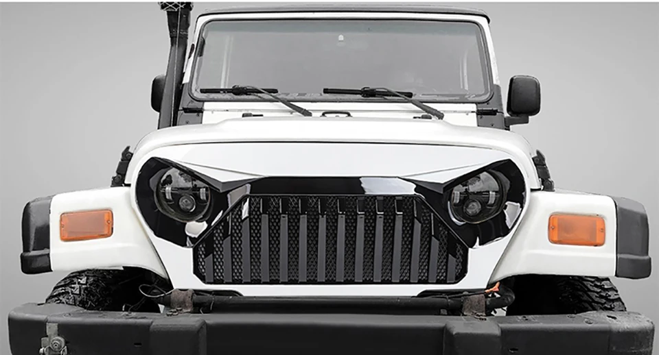 BAWA гоночные грили для Jeep Wrangler TJ 1997-2006 решетка сетчатые вставки автомобильные аксессуары для Jeep Wrangler tj 1999 2002 2005