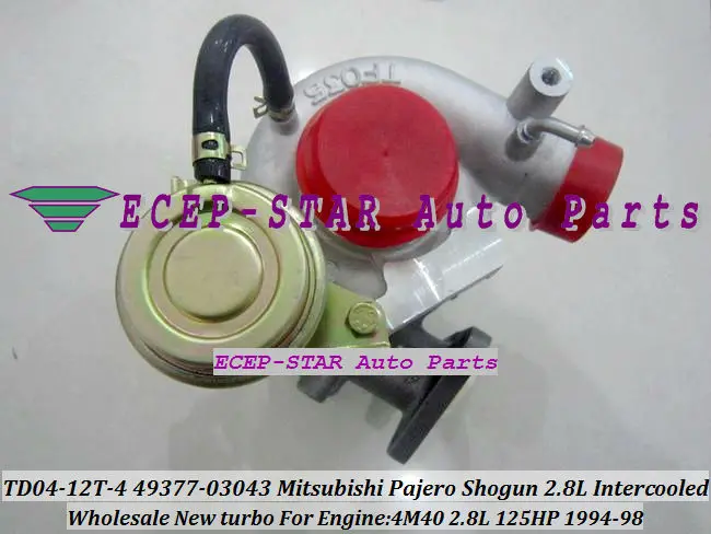 TD04 49377 03043 03041 03040 ME201636 Turbo для Misubishi PAJERO II Montero Shogun с охлаждением 94 98 4M40 4M40T 2.8L|turbocharger turbo|turbocharger generatorturbochargers for diesel